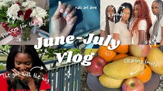 June July Vlog 🌸My First Wig Install Brand Shoot amp Busy Days in Dubai 🌟 [upl. by Griselda]