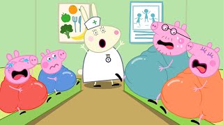 What HappenedPeppas Family Fat  Peppa Pig Funny Animation [upl. by Rolo]