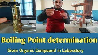 Boiling Point  Aniline  Lab Demo [upl. by Essined]