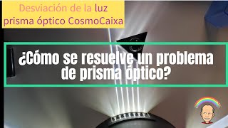 ¿Cómo se resuelve un problema de prisma óptico Simulación Refracción Ley Snell UD3LuzOEM Física2º [upl. by Marthena]