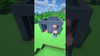 Easy Modern House in Minecraft minecraft minecraftbuildingtutorial [upl. by Isbella]