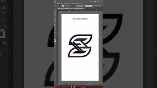 Monogram Logo design idea in Adobe illustrator speed art tutorial logo design [upl. by Rider]