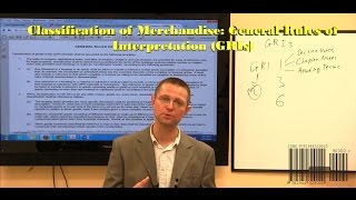 Classification of Merchandise HTSUS General Rules of Interpretation GRIs Webcast Preview [upl. by Eeryn]