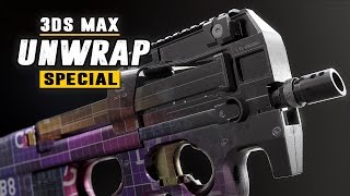 Unwrap Special  Full guide to efficient and fast UV Mapping  3Ds Max 2017 [upl. by Adnorehs]