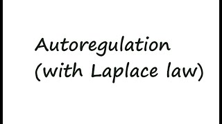 Physiology of Autoregulation myogenic theory amp metablolic theory of Autoregulation [upl. by Whitney]