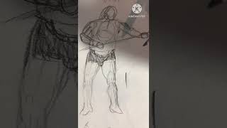 Day 10 of developing gesture drawing skills [upl. by Birchard]