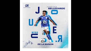 JeanRicner Bellegarde votre 3e meilleur strasbourgeois de la saison 2223 [upl. by Emie]