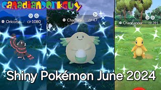 Shiny Pokémon Caught in June 2024  Pokémon GO [upl. by Mcdade]