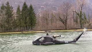 Konner K3 Anfibio  Water Landing  Turbine Powered Amphibious Helicopter [upl. by Eirehs766]