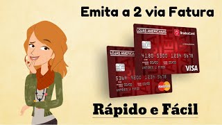 Veja como emitir sua Fatura Cartão Americanas [upl. by Naillimxam11]