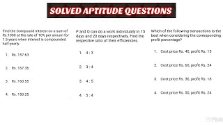 ATC EXAMNDA EXAMGATE EXAMRRB JE EXAM solved AptitudeMaths questions PYQ [upl. by Moia]