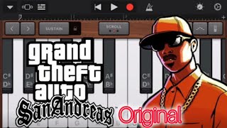 GTA San Andreas  Theme song  Cover GarageBand [upl. by Ianthe]