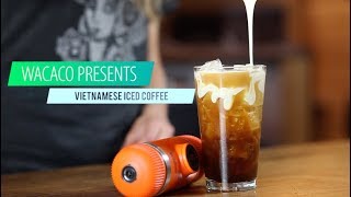 Wacaco Presents Barista Drinks Vietnamese Iced Coffee [upl. by Hevak674]