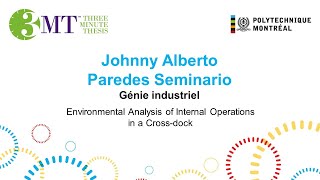 Johnny Alberto Paredes Seminario  Génie industriel  MT1803MT [upl. by Hedaza798]