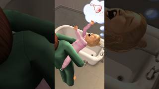 Bathing Toddler 👶🛁 shorts gaming thesims2 thesims4 sims4 sims2 [upl. by Aracal]