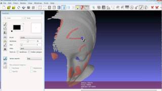 MeshLab Basics Selection part two [upl. by Savory]