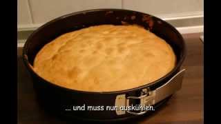 Tortenboden selbst gemacht einfach schnell und lecker  Schritt für Schritt  Rezept  recipe [upl. by Alesandrini]