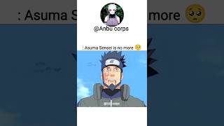 Asuma Sensei death scene 🥺 animeedits naruto youtubeshorts viralshorts Anbucorps [upl. by Aihsar816]