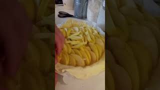 recette de tarte aux pommes rapidecuisine pâtisserie pomme [upl. by Llenaej]