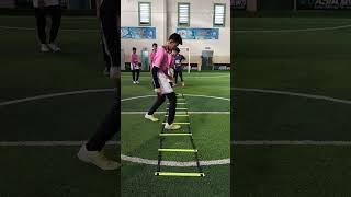 Exercise 6  FOOT EXCHANGE  Agility Ladder Drills for Futsal shorts [upl. by Jair]