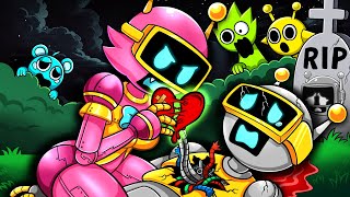 Pink Bot Steals Fun Bots Heart  Incredibox Sprunki Animation [upl. by Adnilim736]