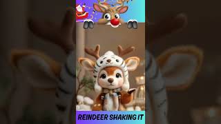 REINDEER SHAKING IT  For The Love of Dance 🦌💃 animalslover cuteanimal pets reindeer [upl. by Rasure]