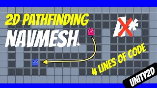 Enemy Follow Player PATHFINDING in Unity2D  4 Lines Of Code [upl. by Jaret]