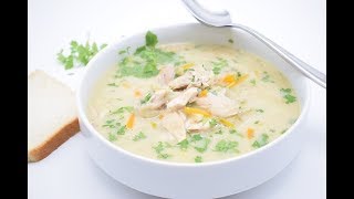 Gentse waterzooi a famous Belgian chicken stew dish [upl. by Ymac]