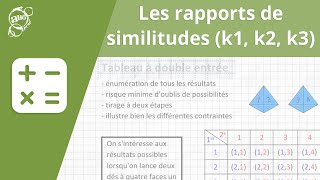 Allô prof  Les rapports de similitude k1 k2 k3 [upl. by Eustace58]