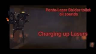 Pentalaser strider toilet all sounds [upl. by Hbahsur609]