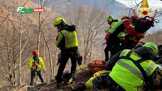 Verbania  Ritrovato il varesino scomparso in Val Grande [upl. by Tomkiel]