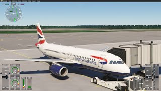 MSFS2020 British Airways FENIX A320 London Heathrow to Oslo EGLLENGM [upl. by Ajiam]