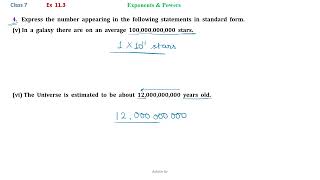 Class 7  Maths  Ex 113  Q4 v vi [upl. by Sesmar]