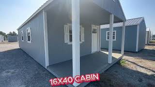 16X40 CABIN TINY HOUSE SHELL [upl. by Aymik]