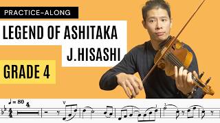 The Legend of Ashitaka ABRSM Violin Grade 4 B1 From 2024  PlayAlong Series [upl. by Isayg]