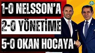 10 Nelssona 20 Yönetime 50 Okan Buruka yazar  Galatasaray Beşiktaş Süper Kupa maç sonu yayını [upl. by Ellimaj]