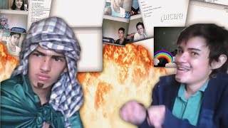 EL HOMBRE DE LAS SEÑALES Y ARABES LOCOS  CHATROULETTE [upl. by Haimorej]