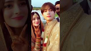 v marrying with Pakistani girl🌸kpopkpopidolblackpinkkpopidolbtsbtseditstrendingytshorts [upl. by Ilario]