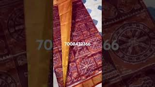 Sambalpuri pato saree from ipsitas collection for booking whats app on 7008432366 indianattirein [upl. by Hudnut152]