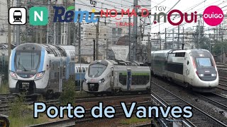 Trains at Porte de Vanves [upl. by Stacie]