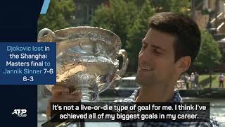 Interview Novak Djokovic Shanghai 2024 [upl. by Clough]