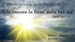 quotChi conosce la forza della tua iraquot Salmo 90117 [upl. by Calia]