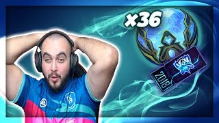 Opening Worlds 2018 Orbs League of legends  Worlds 2018 Pass  36 orbs [upl. by Urbano678]