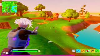 Fake FORTNITE GAMEPLAY WITH MAX SKIN [upl. by Mitran]