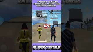 Santino vs Kelly ability test comparision ffshorts freefiremax shorts [upl. by Yrffoeg]