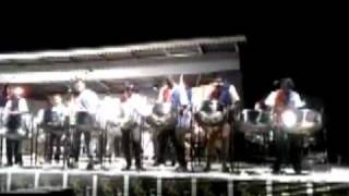 Montserrat Jr Steel Orchestra Trini to Di Bone and Hot Hot Hot [upl. by Anekam996]