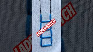 Ladder Stitch embroiderytechniques handmade handwork handembroidery sewing embroidery [upl. by Ait616]