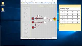 Multiplexor in Hardware Simulator [upl. by Ayardna]