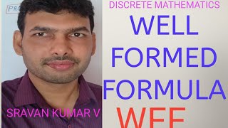 WELL FORMED FORMULA WFF IN TELUGU [upl. by Chlores]