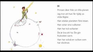 Ljudbok Den lille prinsen kapitel 9 Prinsen åker [upl. by Namien]